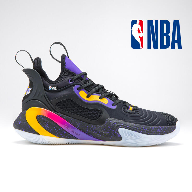 Basketbalschoenen NBA Los Angeles Lakers heren/dames SE900 TMK zwart