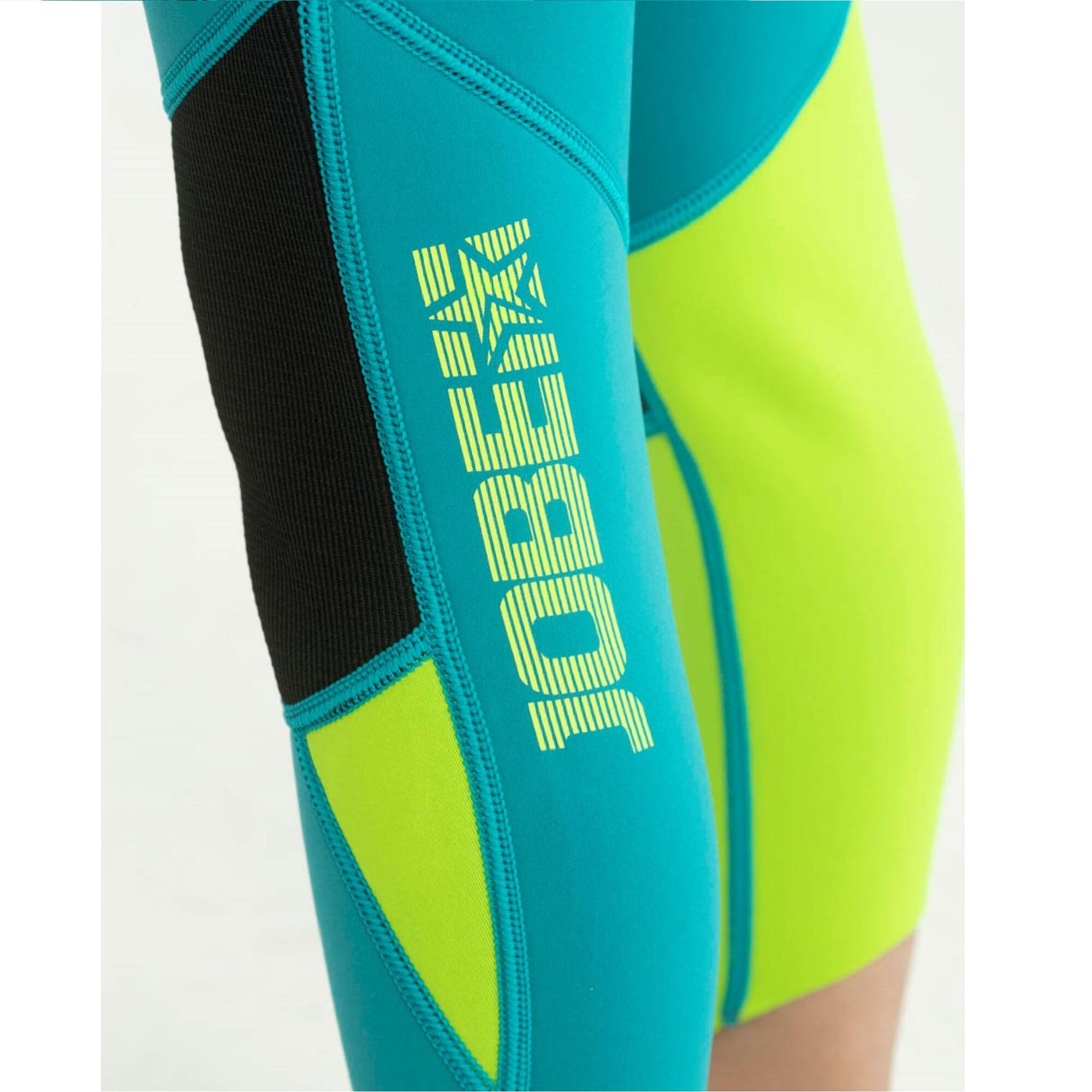 Boston 3/2mm Kids Wetsuit - Teal 8/12