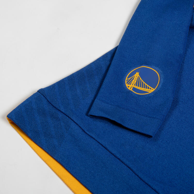 Dětský basketbalový spodní dres NBA Golden State Warriors UT500 modrý 