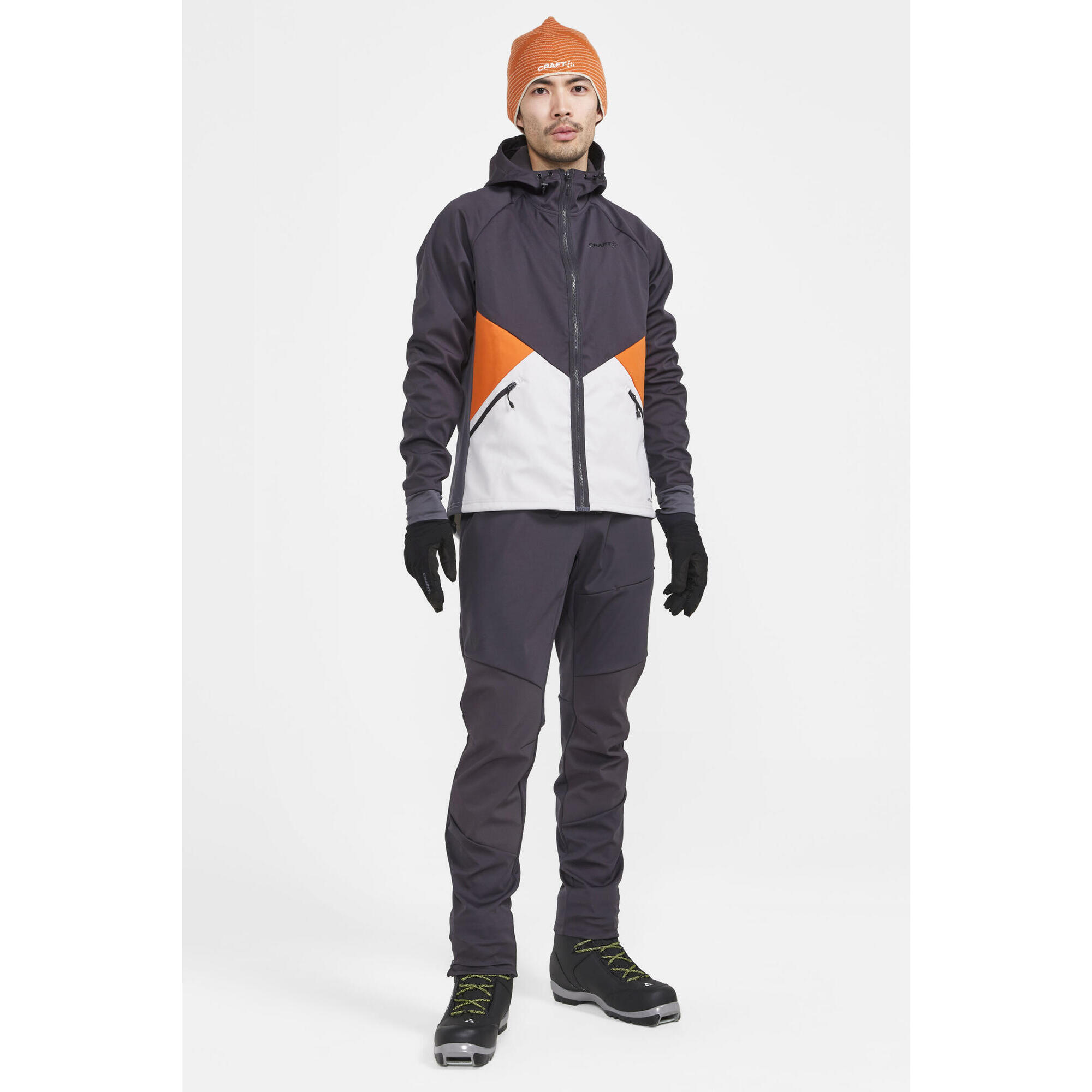 Giacca sci di fondo uomo Craft CORE GLIDE HOOD rossa 6/6
