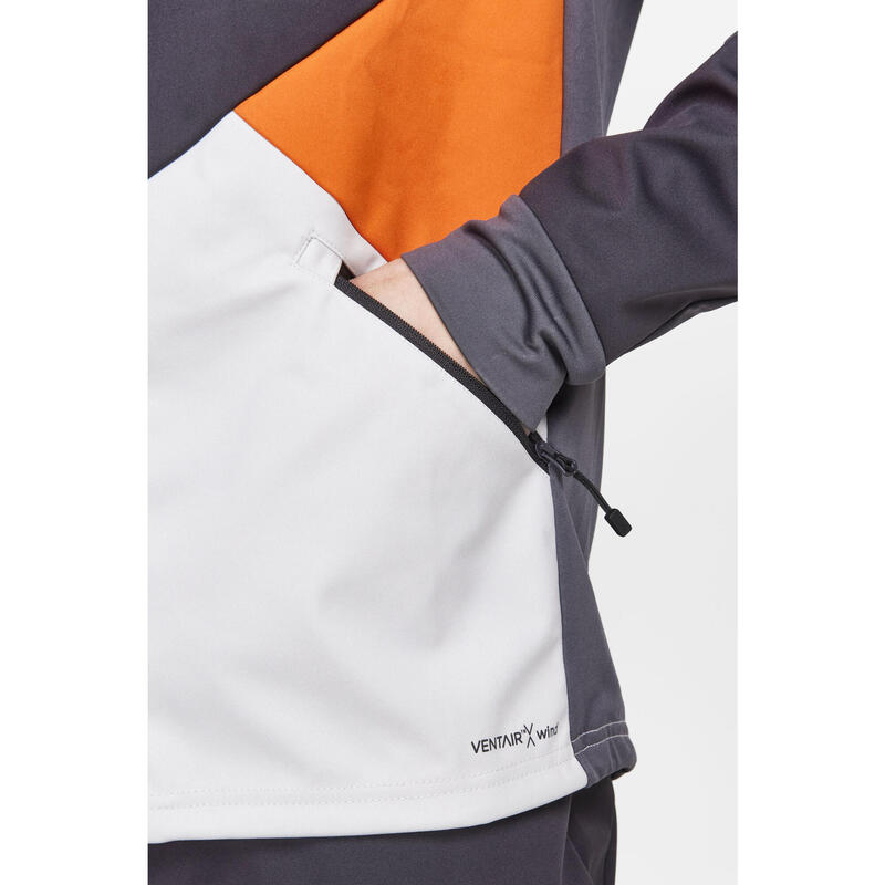 Langlaufjacke Herren - Core Glide Hood Craft blau/weiss/orange-rot