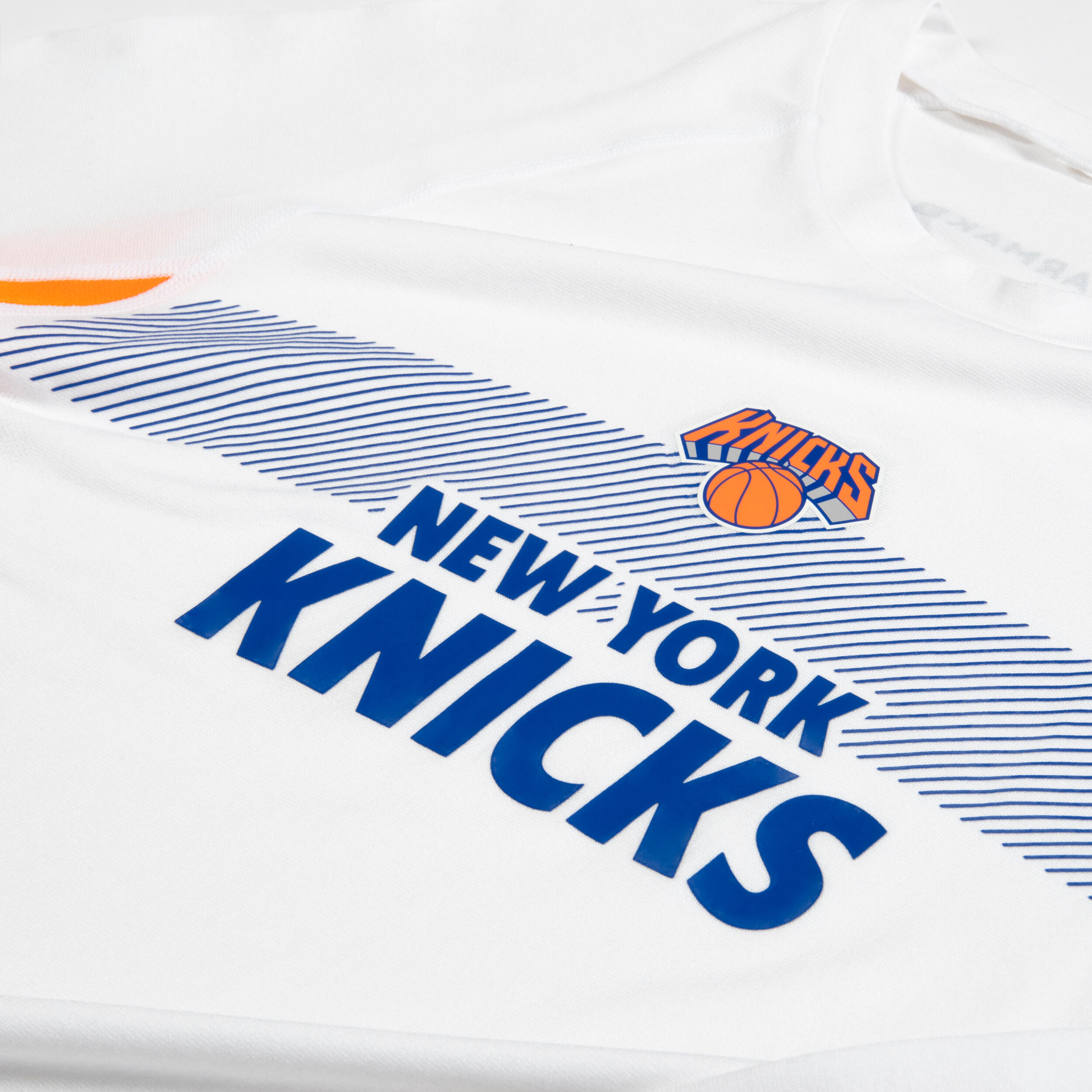 Men's/Women's Basketball Base Layer Jersey UT500 - NBA New York Knicks/White 2/6