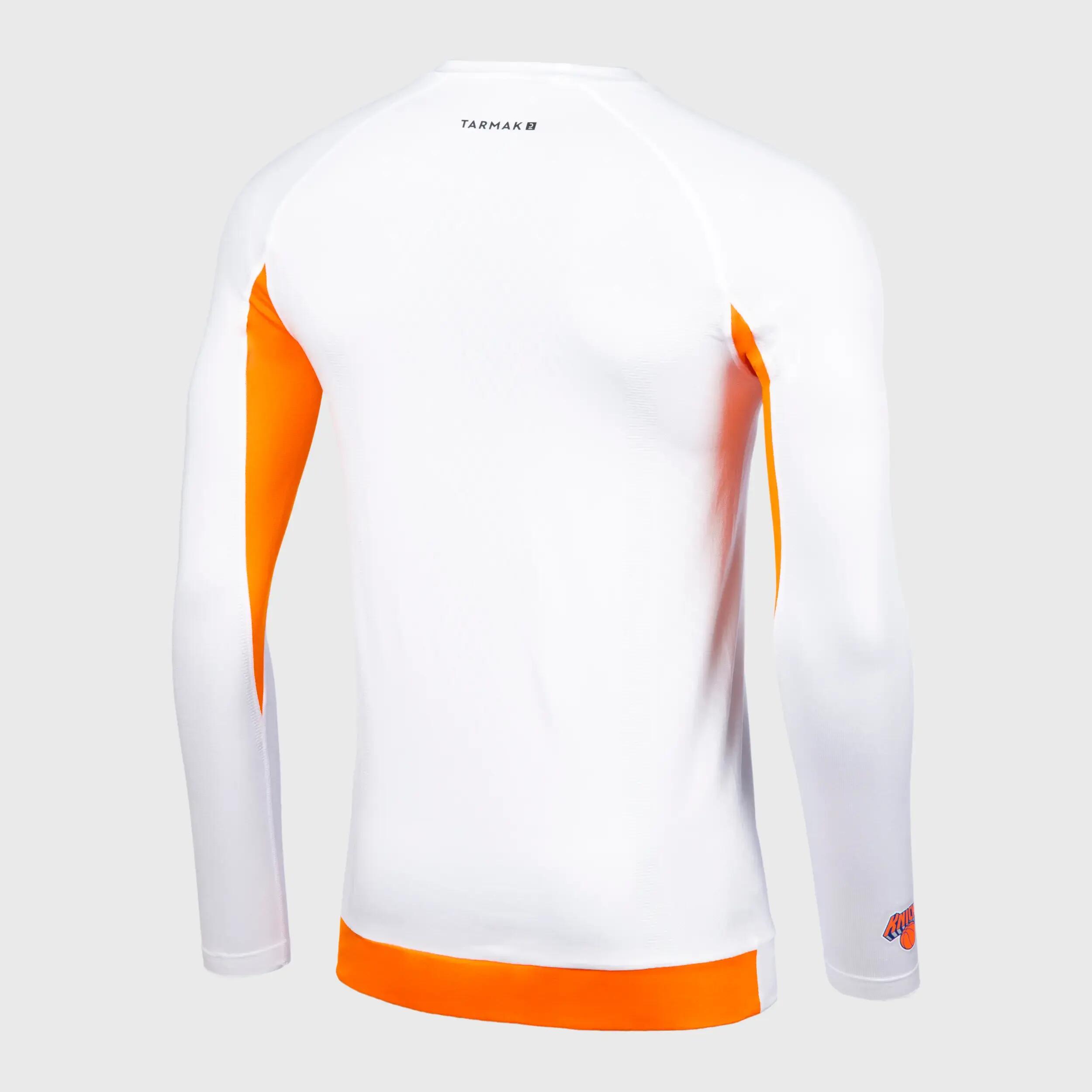 Men's/Women's Basketball Base Layer Jersey UT500 - NBA New York Knicks/White 6/6