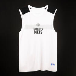 Adult Sleeveless Basketball Base Layer Jersey UT500 - NBA Brooklyn