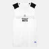 Bērnu bezpiedurkņu basketbola pamatslāņa sporta krekls “UT500” NBA, balts