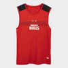 Kids' Sleeveless Basketball Base Layer Jersey UT500 - NBA Bulls Red