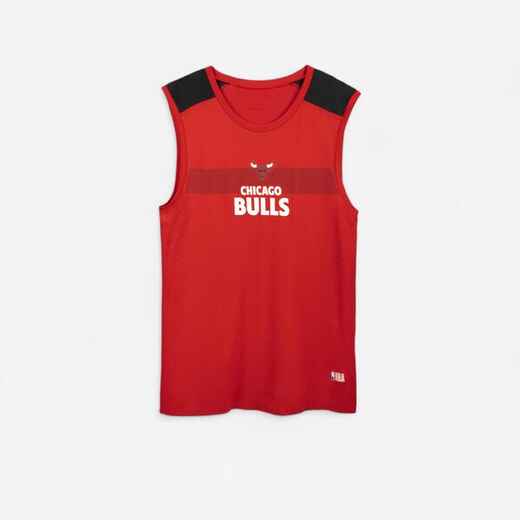 
      Vaikiški apatiniai krepšinio marškinėliai „UT500“, NBA, „Bulls“, raudoni
  