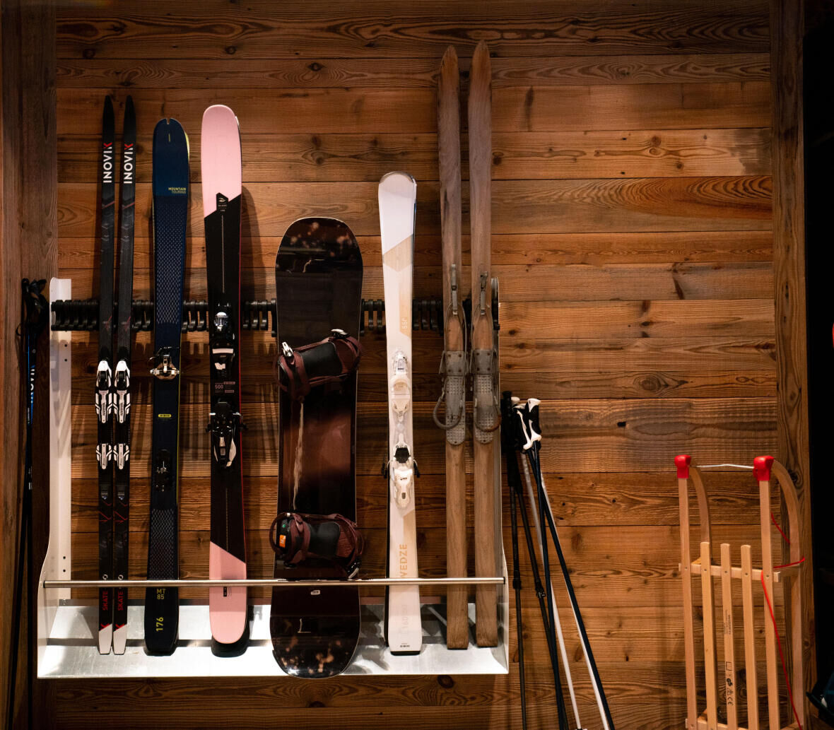 Údržba a oprava lyží