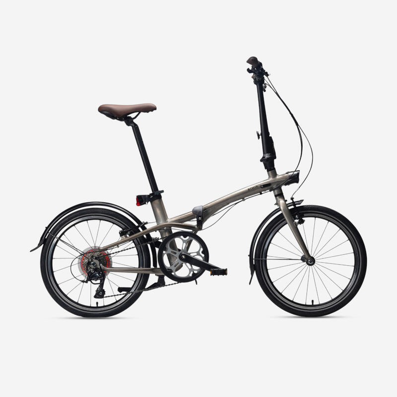 bicapa Rítmico Campanilla Bicicleta plegable de aluminio 20 pulgadas 9V Btwin Fold 560 color bruto pintura | Decathlon bicapa Rítmico Campanilla Bicicleta plegable de aluminio 20 pulgadas 9V Btwin Fold 560 color bruto pintura | Decathlon