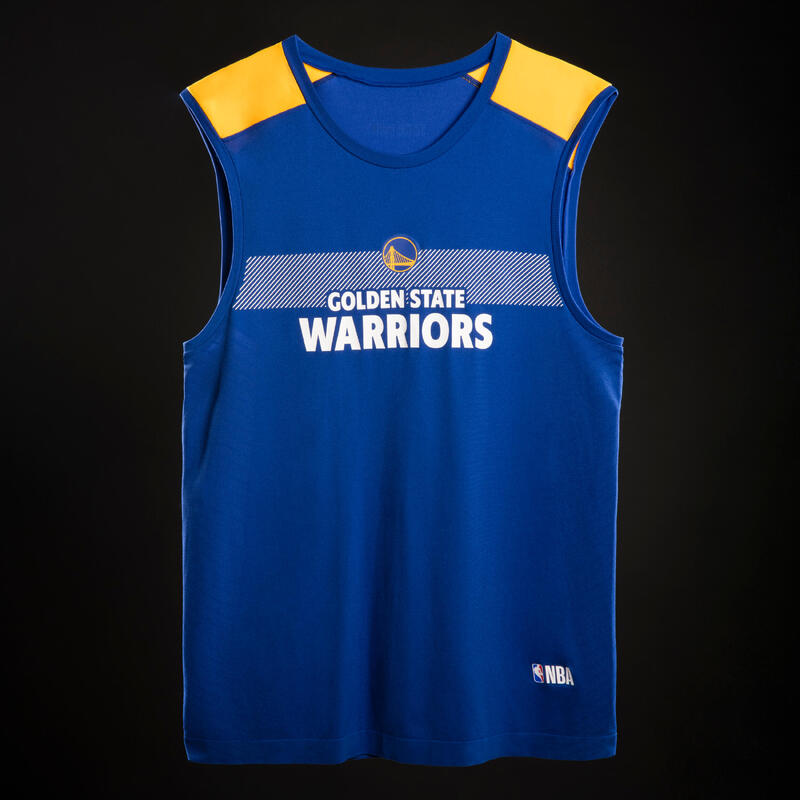 Basketbalový spodní dres NBA Warriors UT500 modrý 
