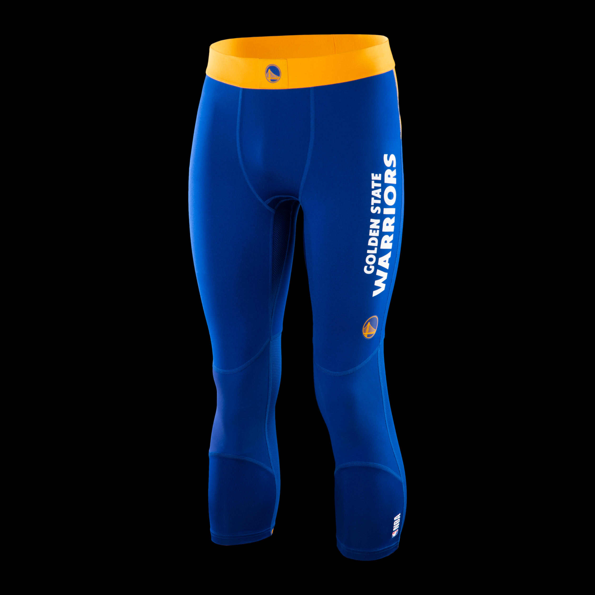 Men's/Women's NBA Golden State Warriors 3/4 Basketball Legging - 500 Blue