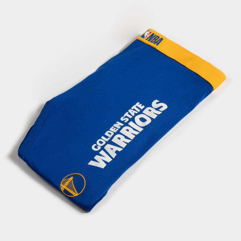 Driekwart basketbaltight voor heren/dames NBA Golden State Warriors 500 blauw