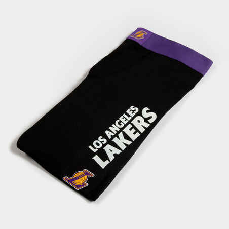 Licra de baloncesto NBA corte 3/4 para adulto Tarmak Lakers L500 negro