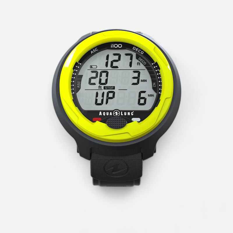 Scuba Diving Computer i100 black Decathlon