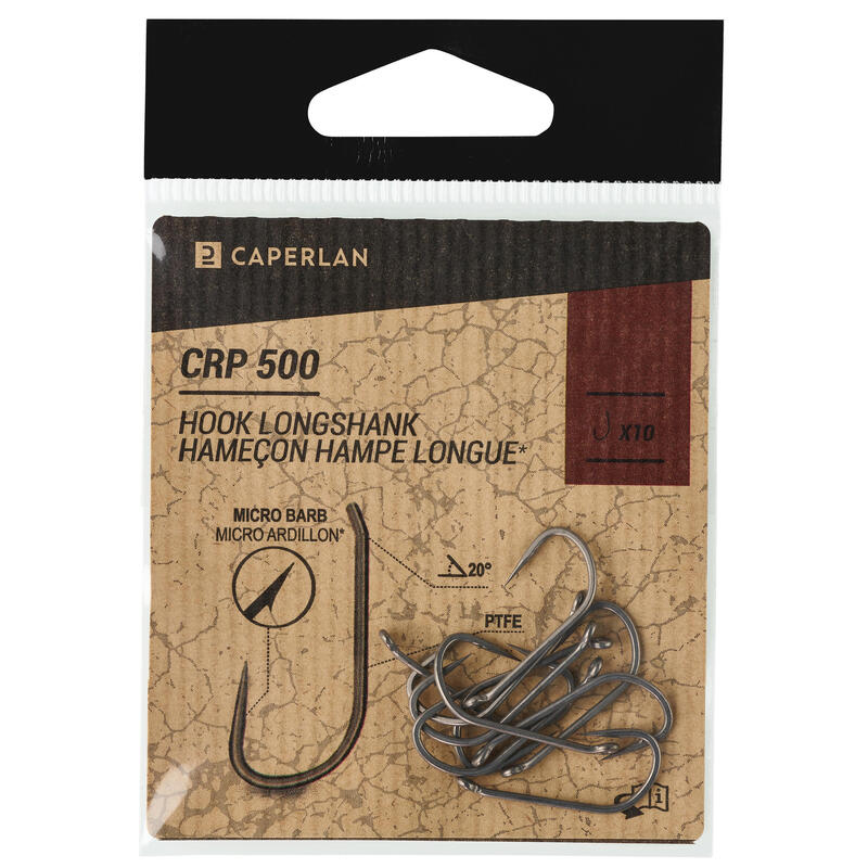 Anzol para Pesca da Carpa - 500 Long Shank