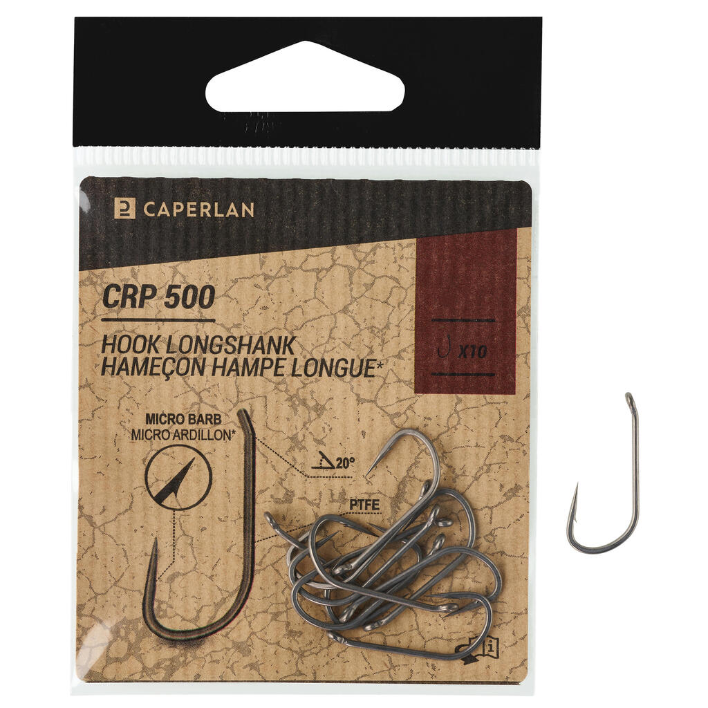 Carp fishing hook - Long Shank 500