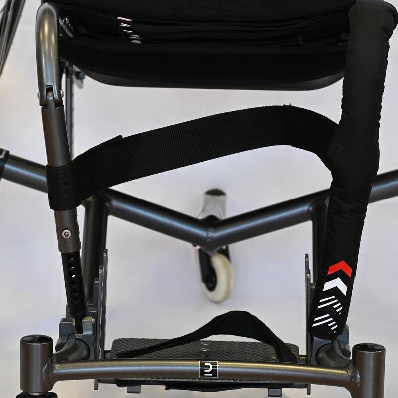 Silla de ruedas tenis y deporte de raqueta ajustable TW500
