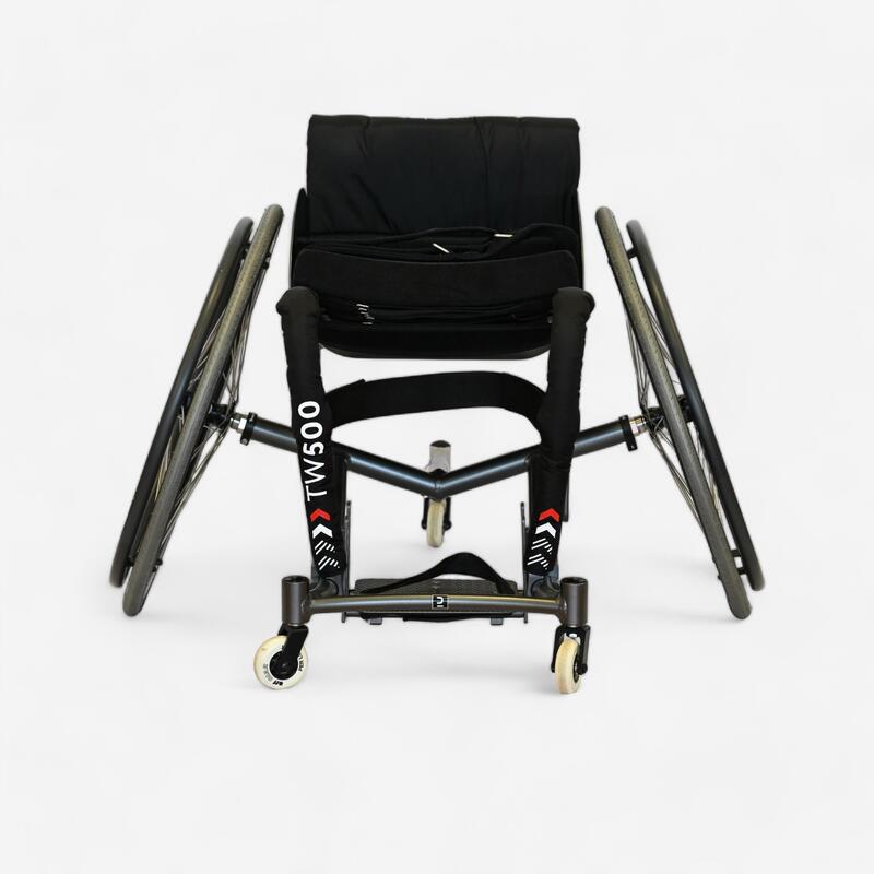 Silla de ruedas tenis y deporte de raqueta ajustable TW500