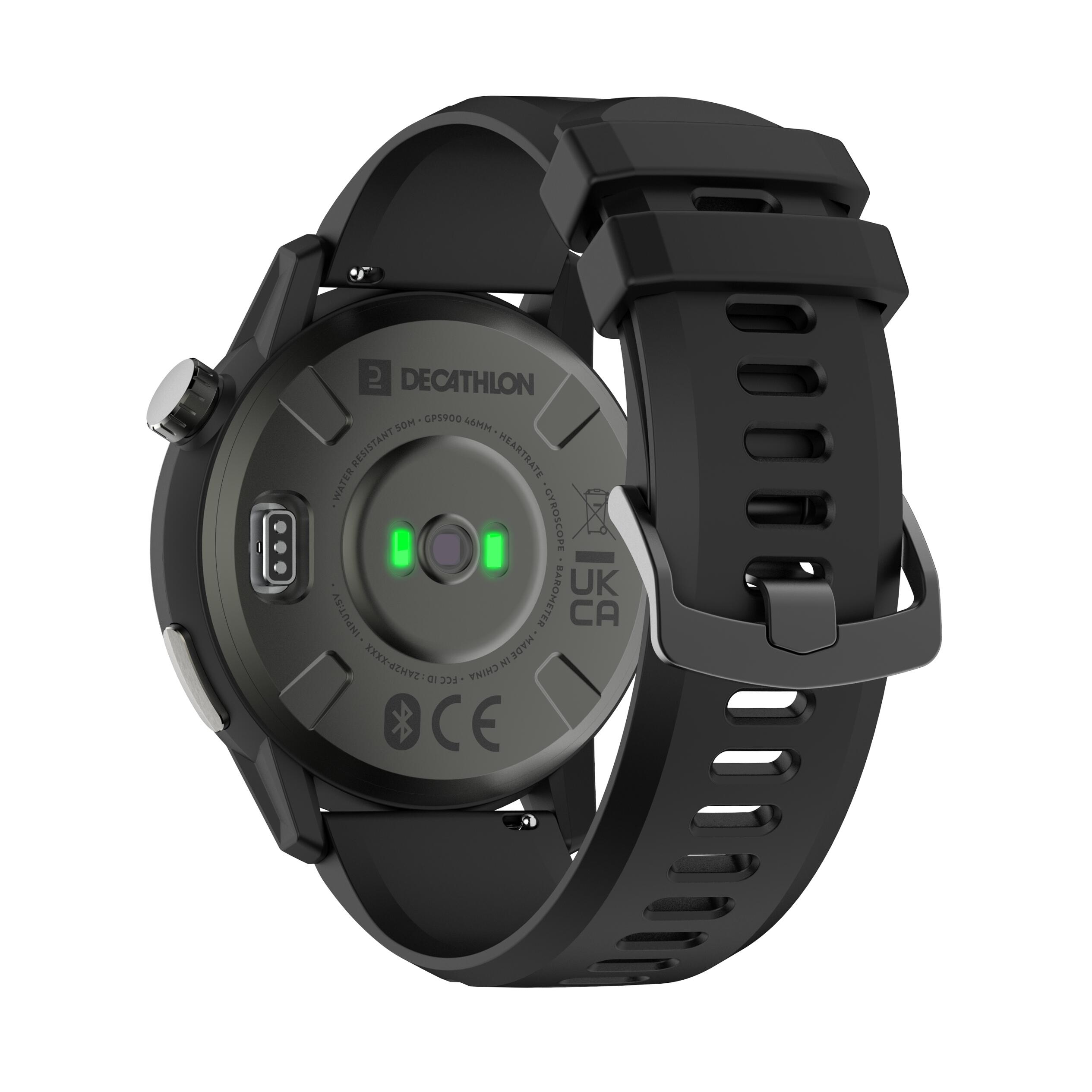 900 gps connected watch by coros black