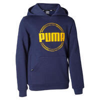 Sweat à capuche enfant - marine avec imprimé PUMA