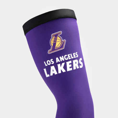Μανίκι αγκώνα μπάσκετ ενηλίκων E500 - NBA Los Angeles Lakers/Μωβ
