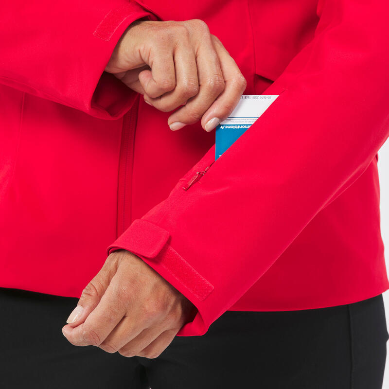 Skijacke Damen warm - 500 rot 