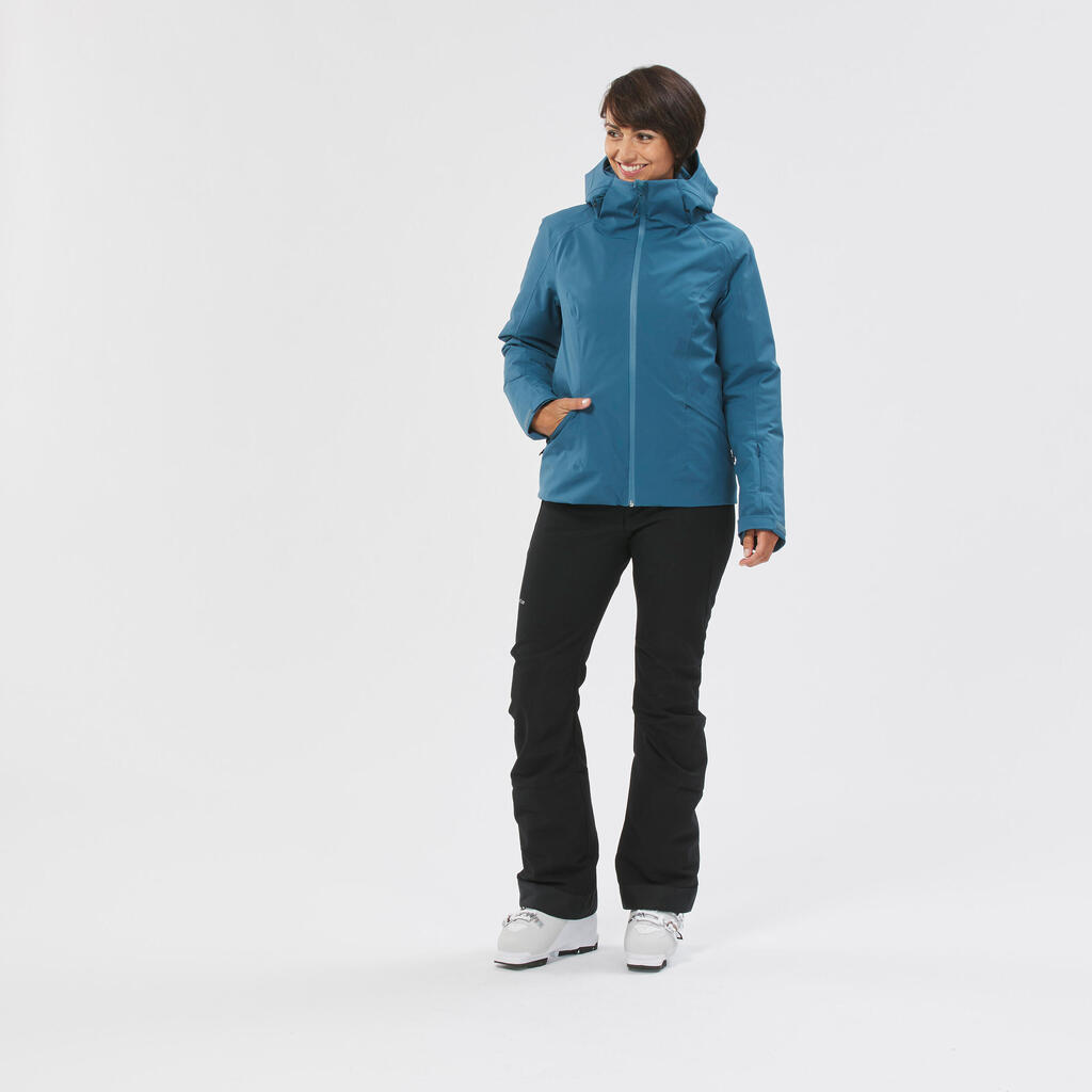 Skijaška jakna ženska 500 plava