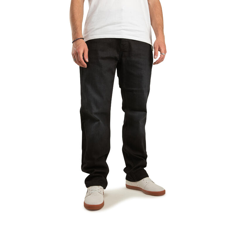 JEANS VOOR SKATEBOARDEN NOVA RELAXED FIT ZWART