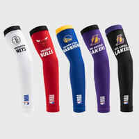 Kids' Basketball Arm Sleeve E500 NBA Golden State Warriors - White