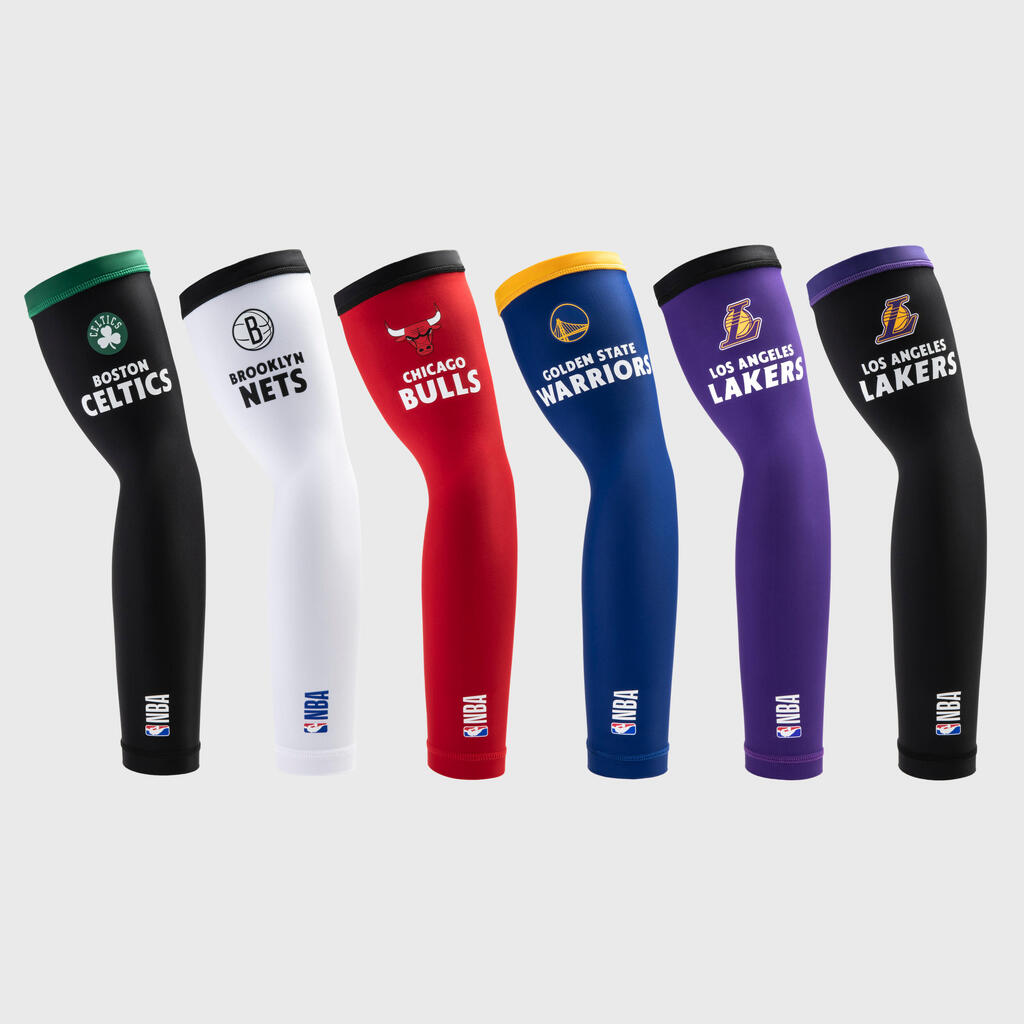 Manchon basketball NBA Los Angeles Lakers Adulte - E500 Noir