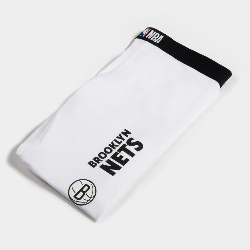 Legginsy do koszykówki 3/4 dla dzieci Tarmak NBA 500 Brooklyn Nets