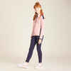 Kids' Synthetic Breathable Tracksuit S500 - Pink/Navy