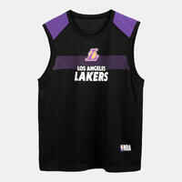 Kids' Sleeveless Basketball Base Layer Jersey UT500 - NBA Los Angeles Lakers/Black