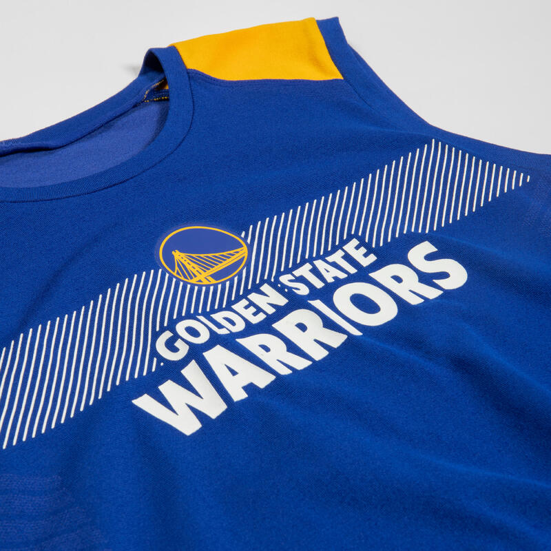 Sous-maillot basketball NBA Golden State Warriors sans manche Enfant -UT500 Bleu