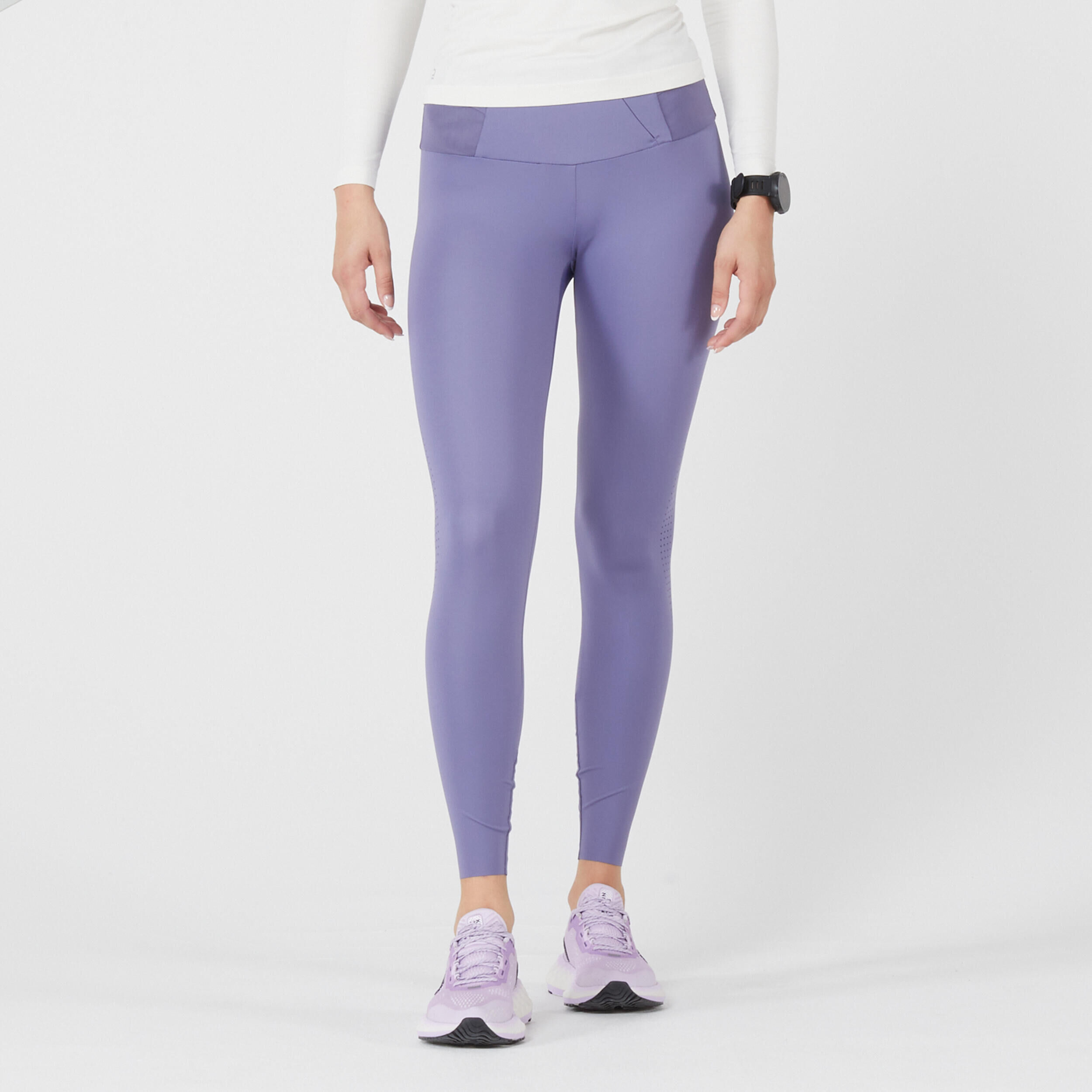 KIPRUN Women's Running Leggings KIPRUN Run 900 Light-mauve