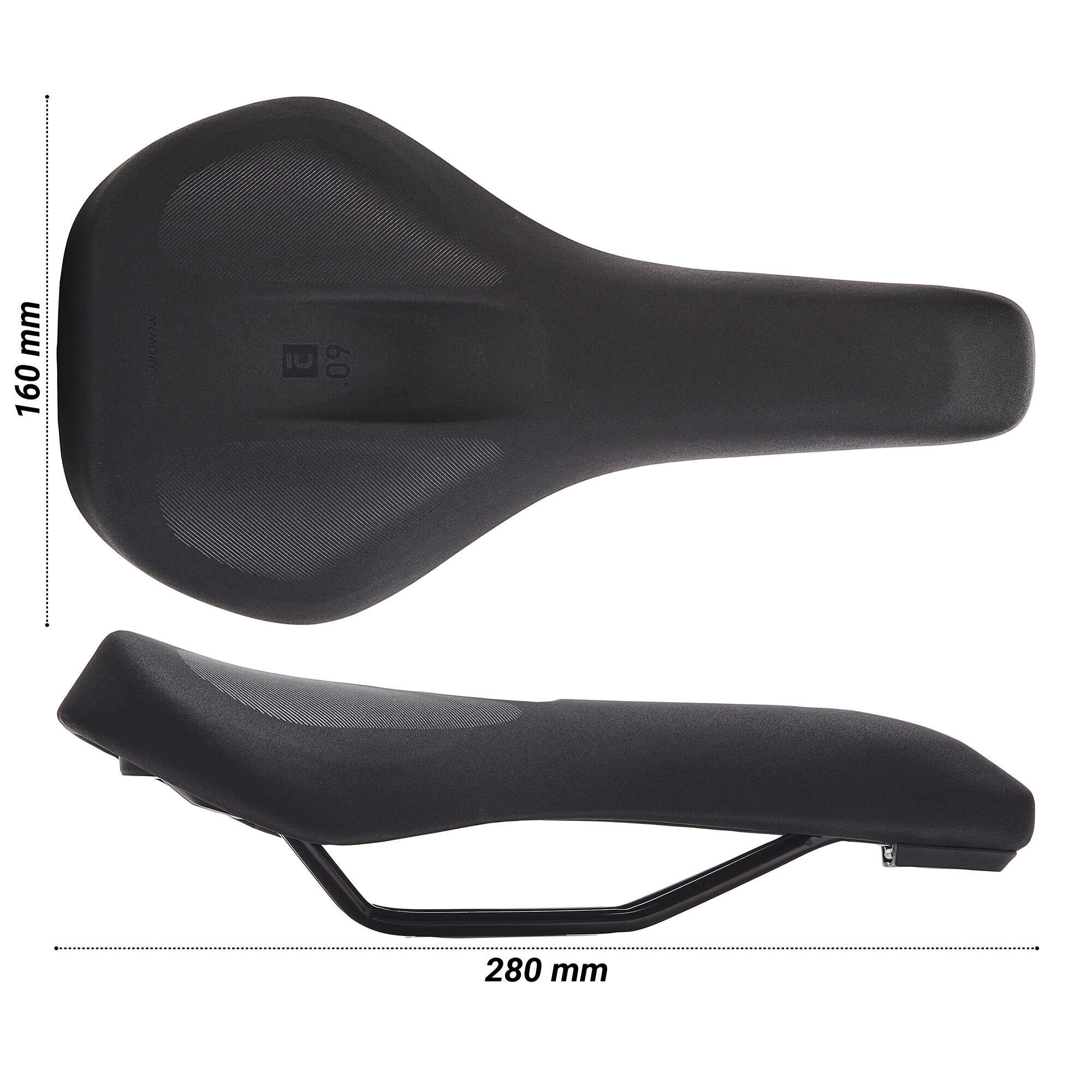 SD Memory Foam 60° Trekking/City Bike Saddle -  4
