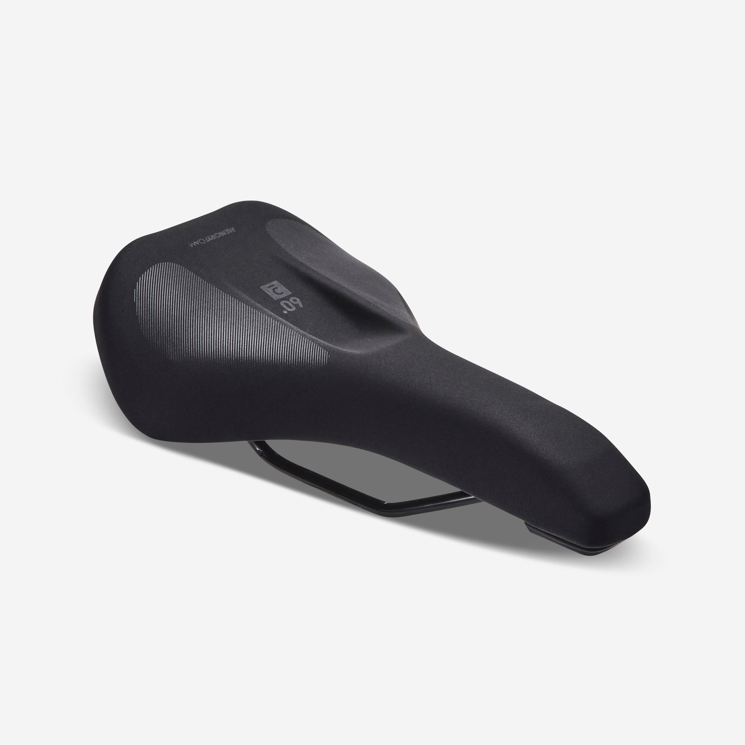 Siodło rowerowe Btwin Trekking/miejskie 60° SD Memory Foam