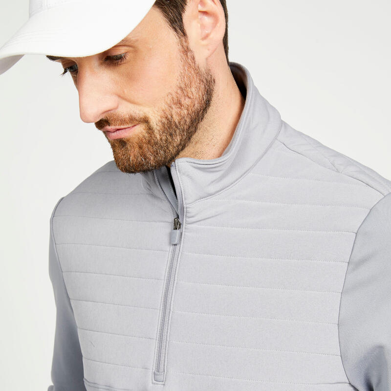 Golfsweater voor heren CW500 grijs
