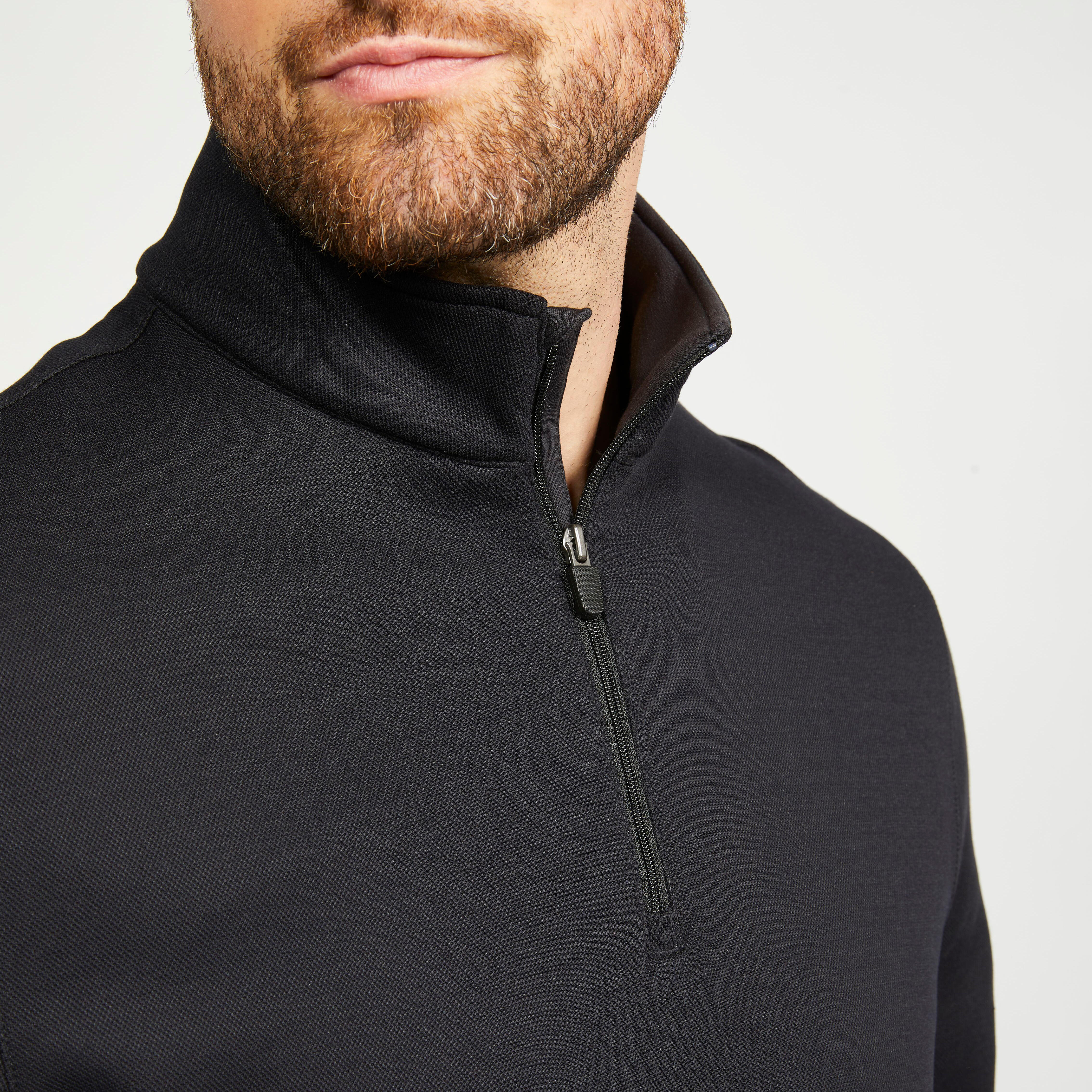 Men's golf sweatshirt - MW500 black