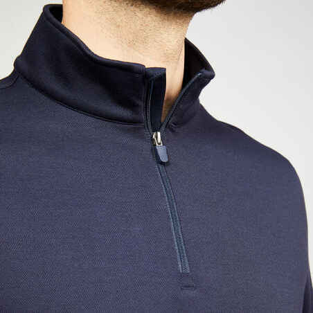 Men's Golf Sweatshirt - MW500 Navy Blue