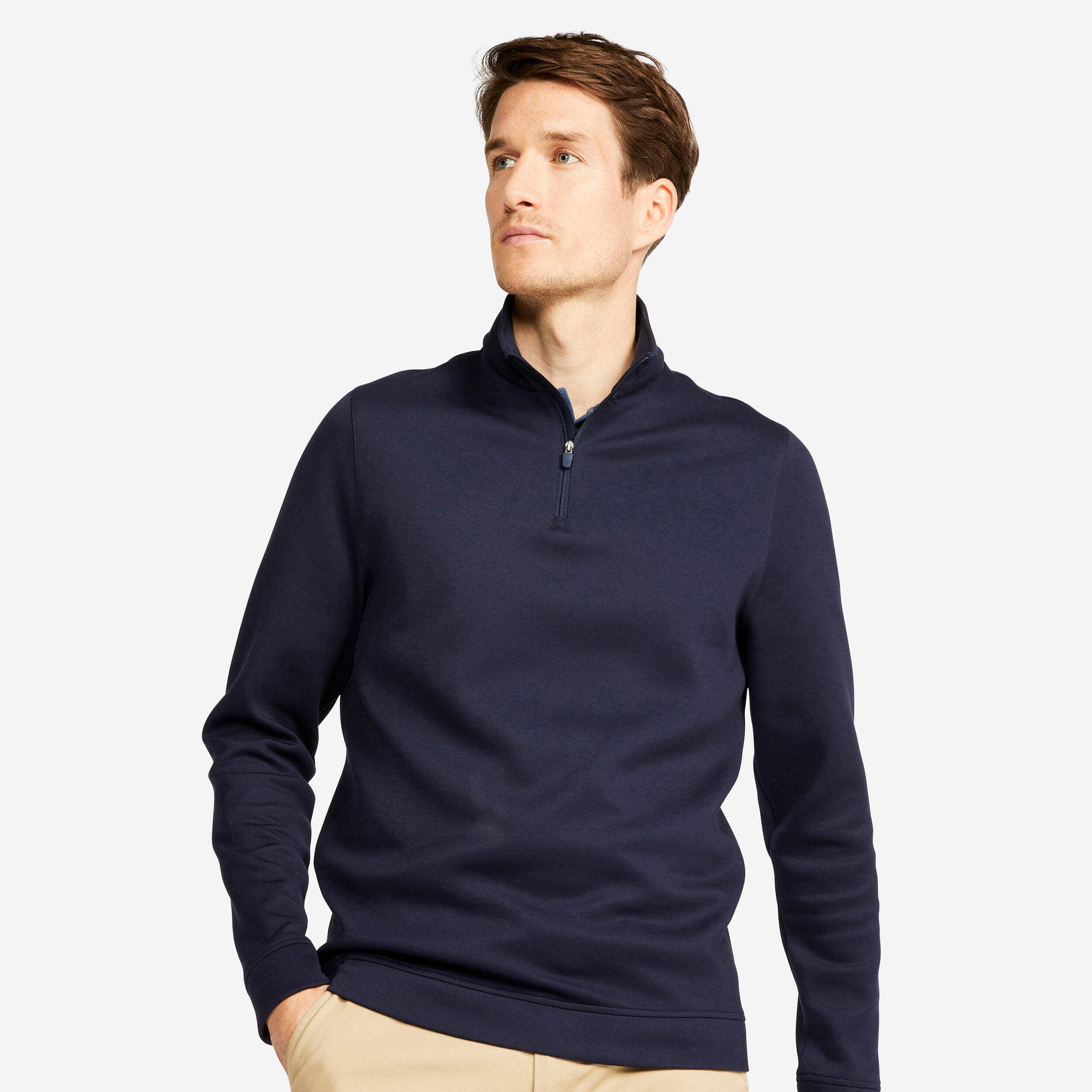 Men's Golf Sweatshirt - MW500 Navy Blue -  1
