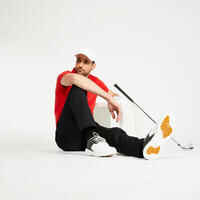 Men’s golf cotton short-sleeved polo shirt - MW500 Red