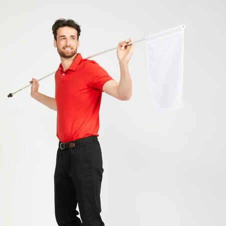 Men’s golf cotton short-sleeved polo shirt - MW500 Red