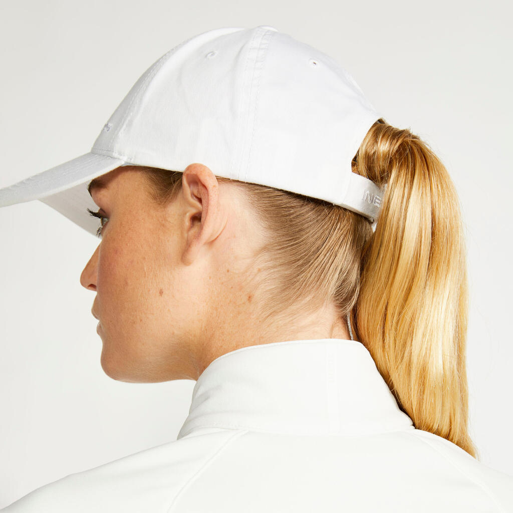 Moteriškas sportinis megztinis „CW500“, baltas