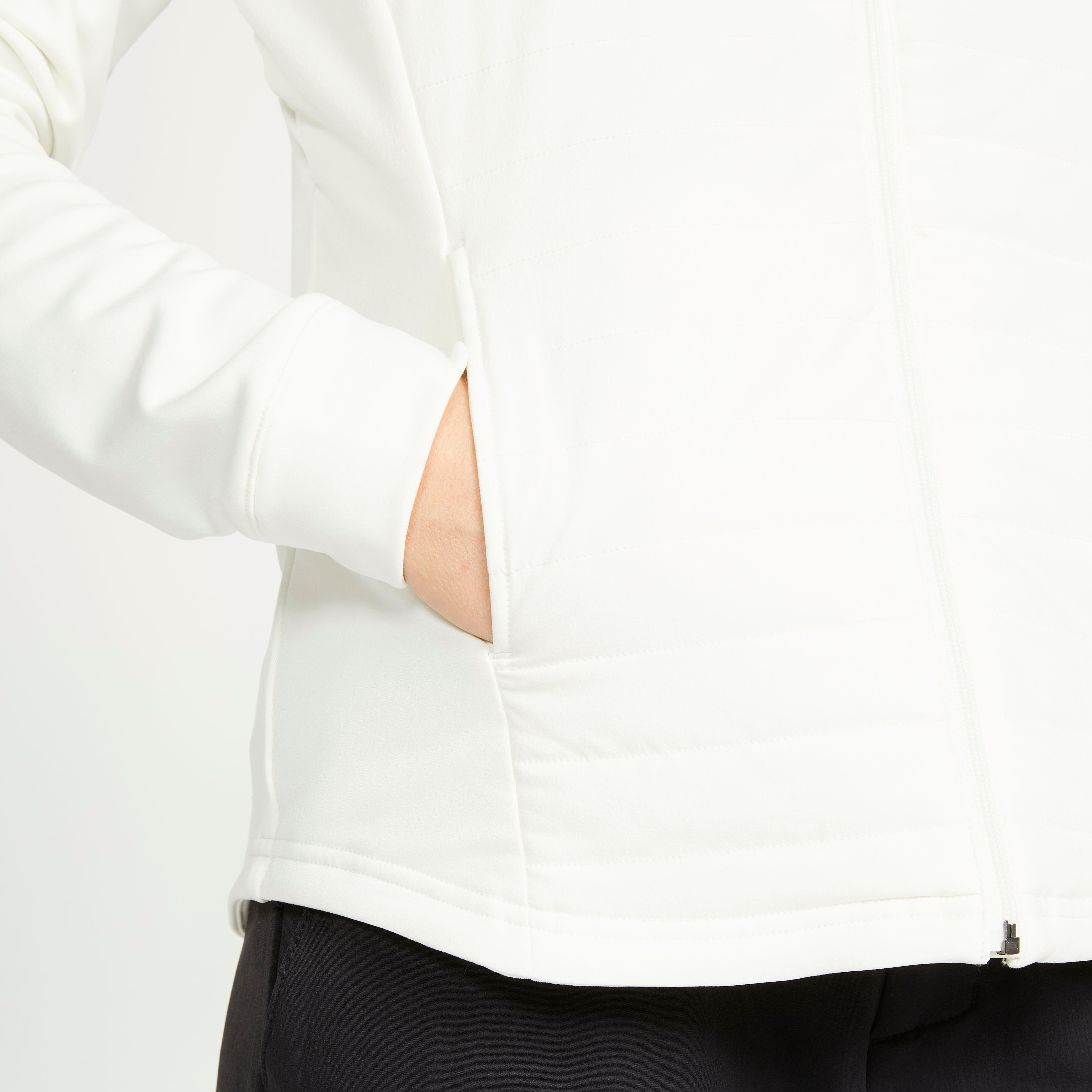 Women's Warm Golf Jacket - CW 500 White - INESIS