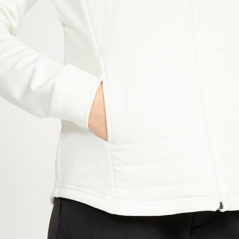 Veste hiver golf Femme - CW500 blanc cassé