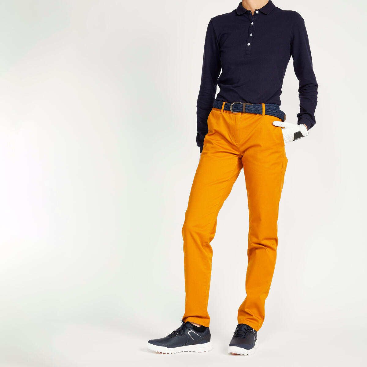 Pantalon golf Femme - MW500 ocre
