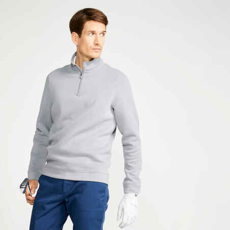 Siv moški pulover za golf MW500 