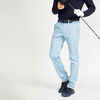 Men's golf trousers - MW500 denim blue