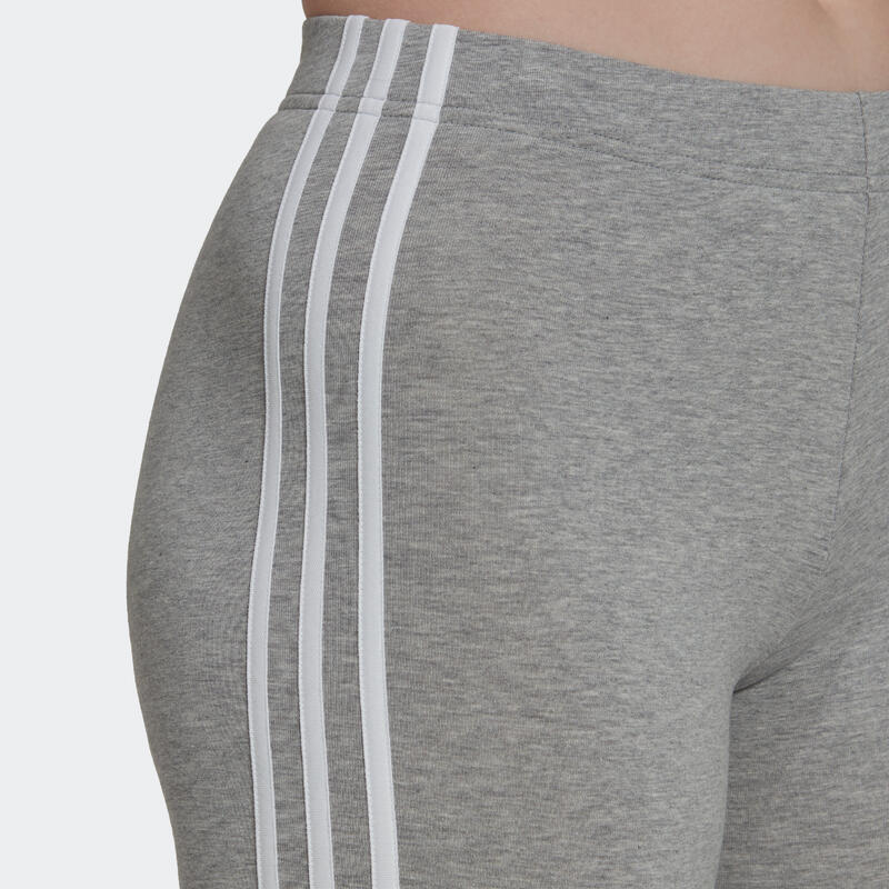 CALÇÕES JUSTOS DE FITNESS ADIDAS MULHER ESSENTIALS CINZENTO